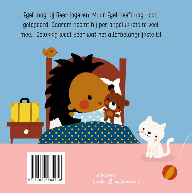 ギャラリービューアに画像をロードする, Egel gaat logeren. kartonboek. 2+