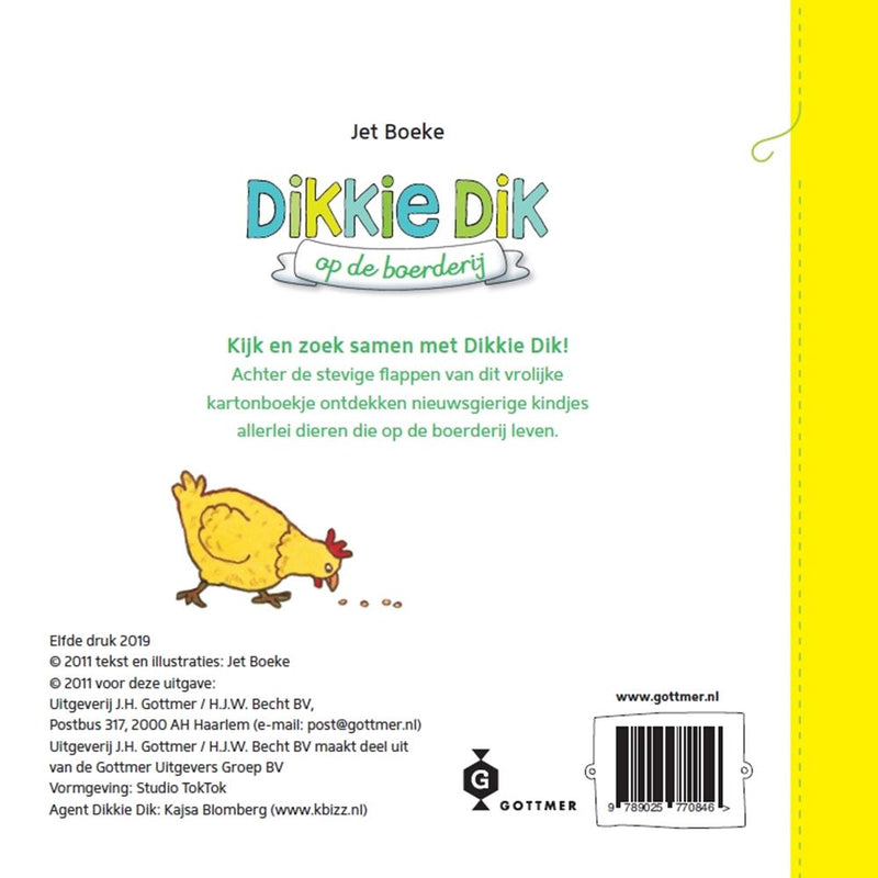 Afbeelding laden in galerijviewer, Gottmer uitgevers groep flapjesboek: dikkie dik op de boerderij.