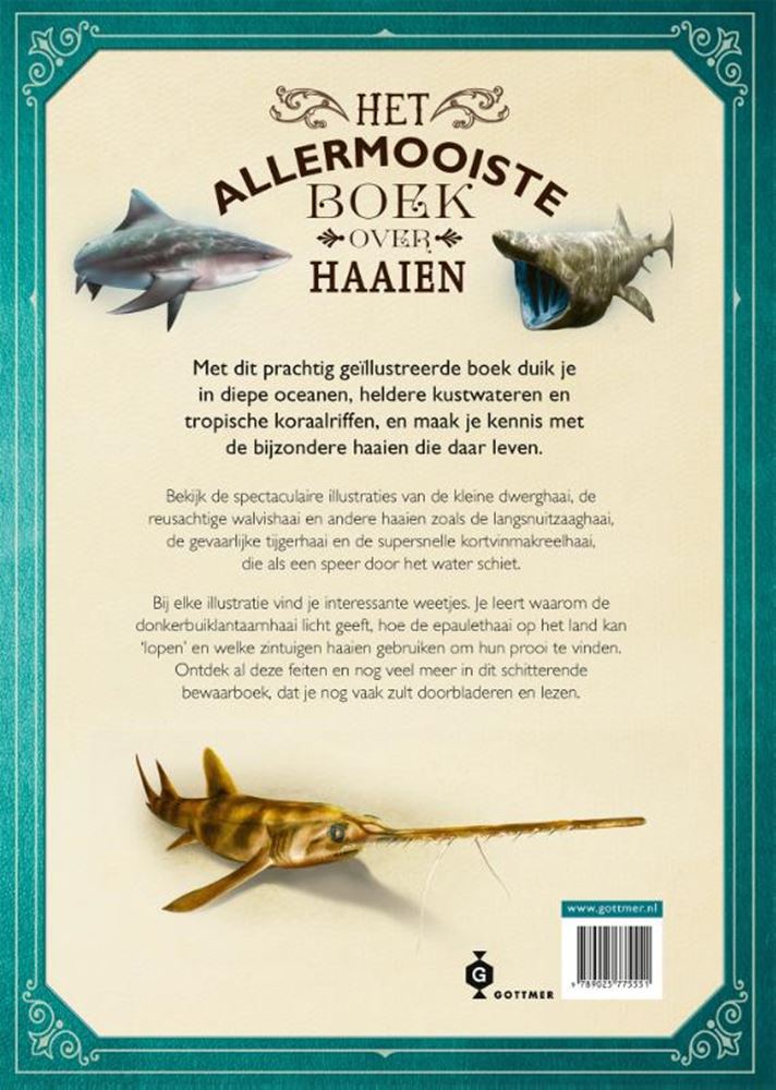 ギャラリービューアに画像をロードする, Het allermooiste boek over haaien.