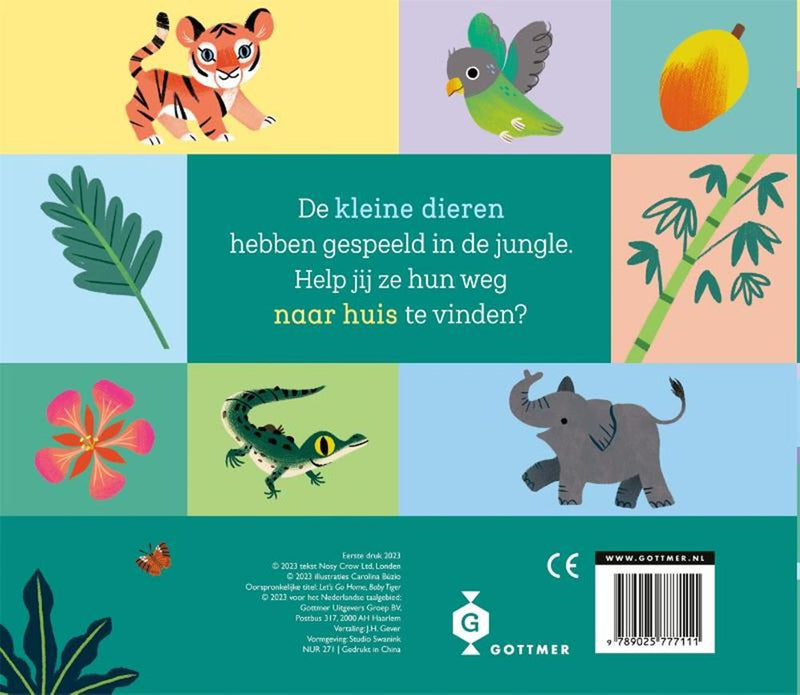 Afbeelding laden in galerijviewer, Schuifboekje: kom je thuis kleine tijger