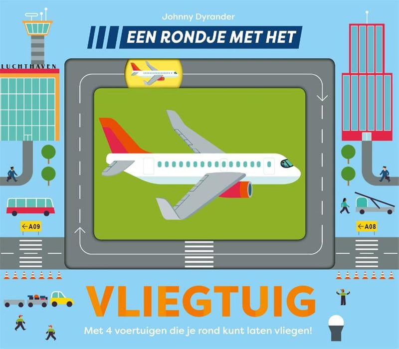 Chargez l'image dans la visionneuse de la galerie, Een rondje met het vliegtuig. kartonboek