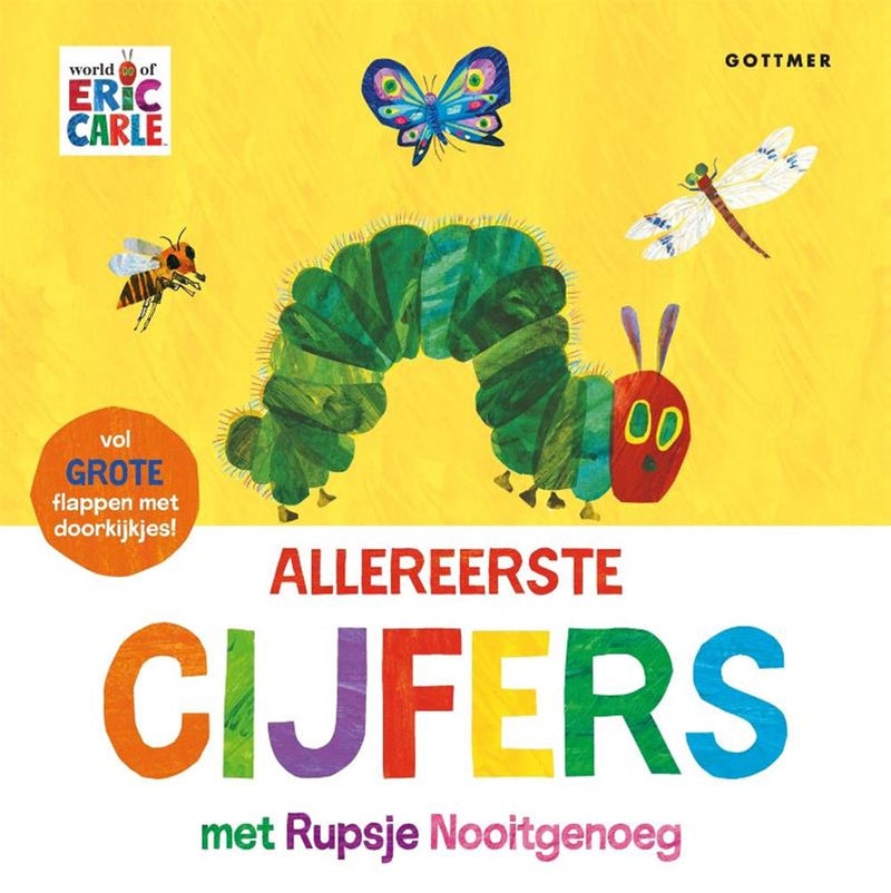 Afbeelding laden in galerijviewer, Allereerste cijfers met rupsje nooitgeno