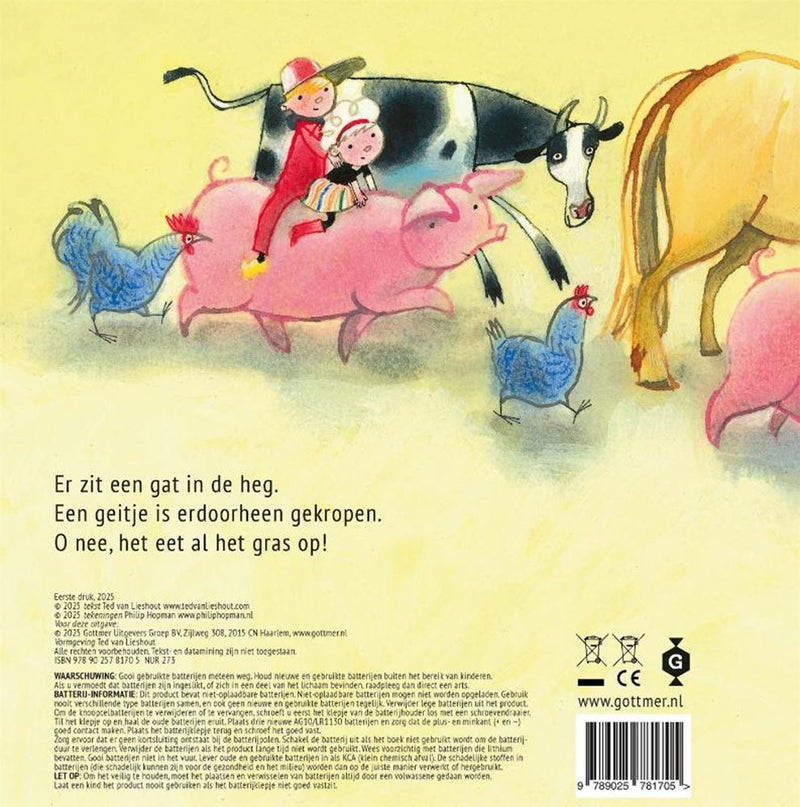 ギャラリービューアに画像をロードする, Centraal boekhuis geluidenboek:boer boris en het geitje 2+