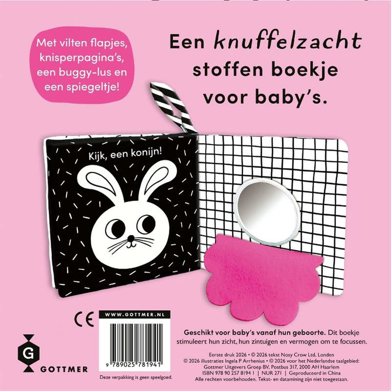 ギャラリービューアに画像をロードする, Stoffen boek knuffelpoes 0+