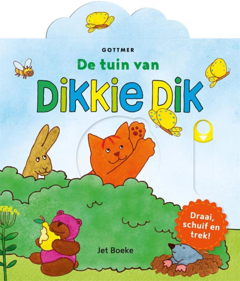 Afbeelding laden in galerijviewer, Kartonboek de tuin van dikkie dik 2+