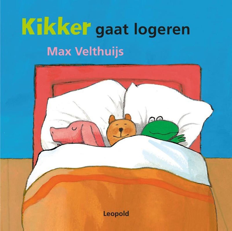 ギャラリービューアに画像をロードする, Centraal boekhuis kikker gaat logeren (kartonboek). 2+