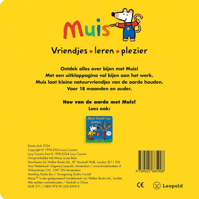 Chargez l'image dans la visionneuse de la galerie, Muis houdt van bijen 0+