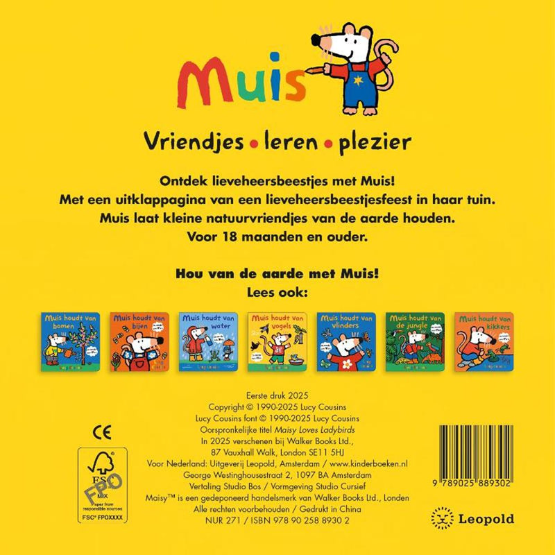 Afbeelding laden in galerijviewer, Muis houdt van lieveheersbeestjes 2+