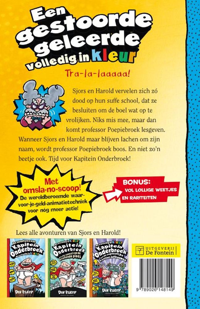 Chargez l'image dans la visionneuse de la galerie, Kapitein onderbroek 4: plan van poepiebr