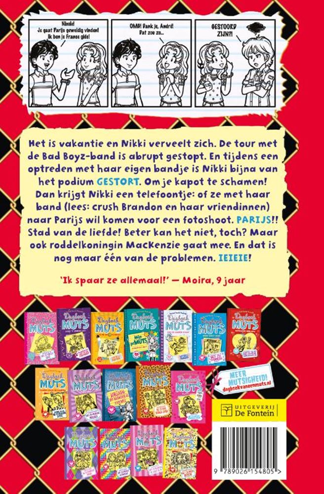 Afbeelding laden in galerijviewer, Centraal boekhuis dagboek van een muts 15. droomreis parijs?!