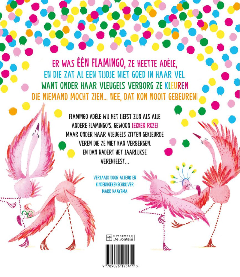 Afbeelding laden in galerijviewer, Prentenboek: de regenboogflamingo. 3+