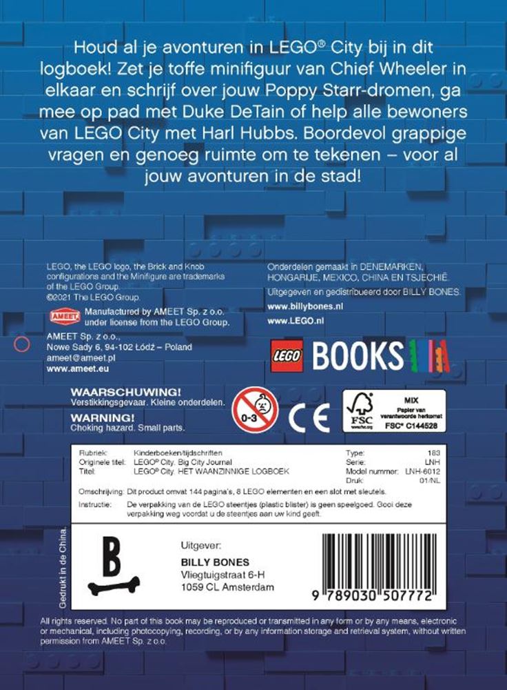ギャラリービューアに画像をロードする, Lego city, het waanzinnige logboek. 6+