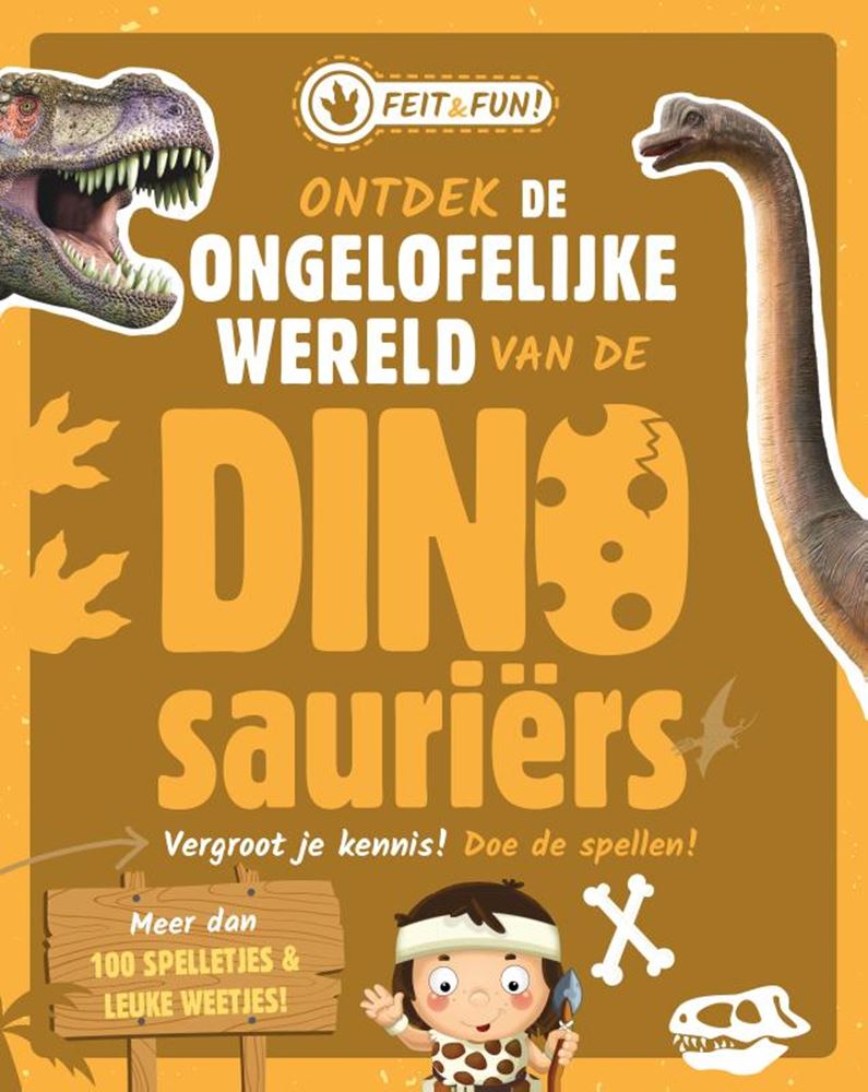 Afbeelding laden in galerijviewer, Rebo publishers feit en fun; dinosauriërs. 7+