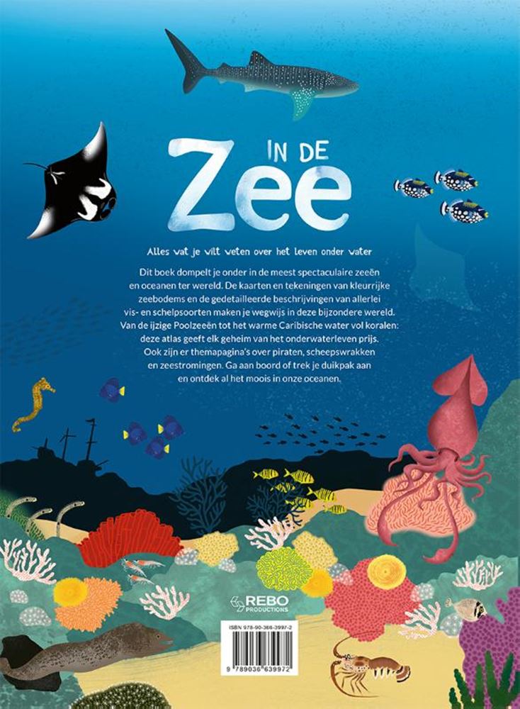 Afbeelding laden in galerijviewer, Rebo publishers onderwaterwereld atlas