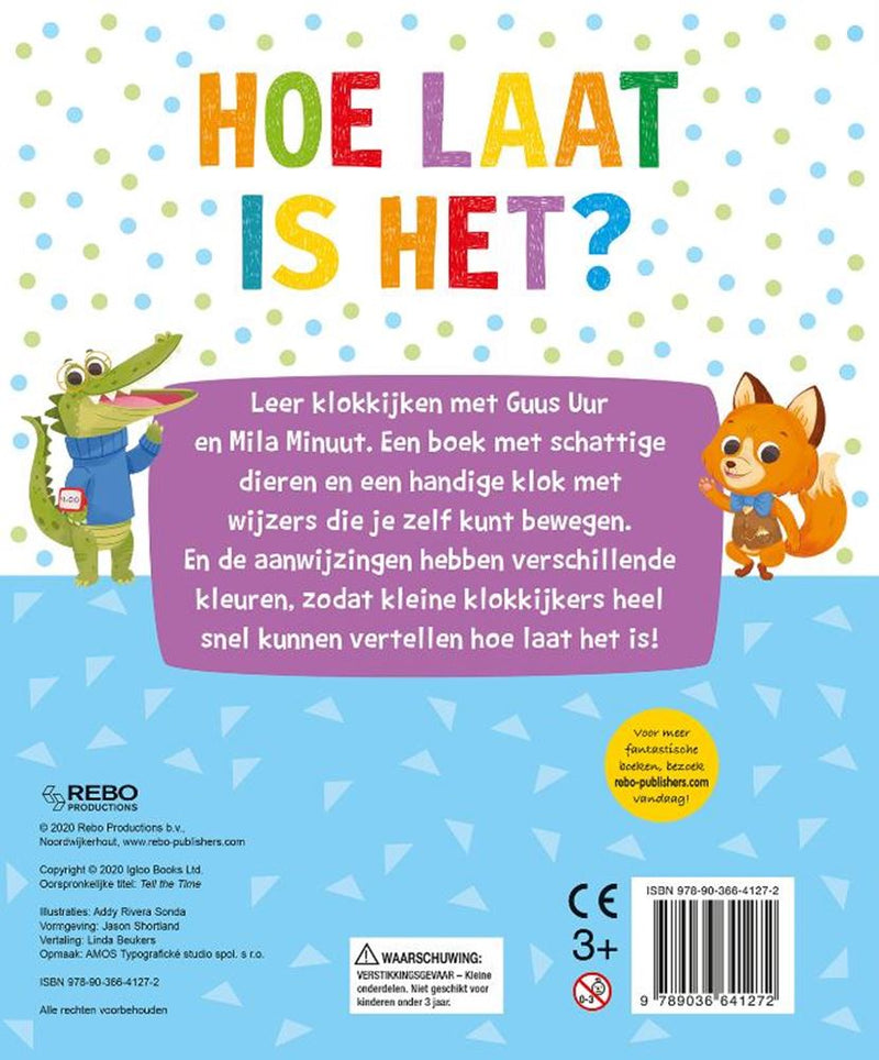 Afbeelding laden in galerijviewer, Hoe laat is het? 3+