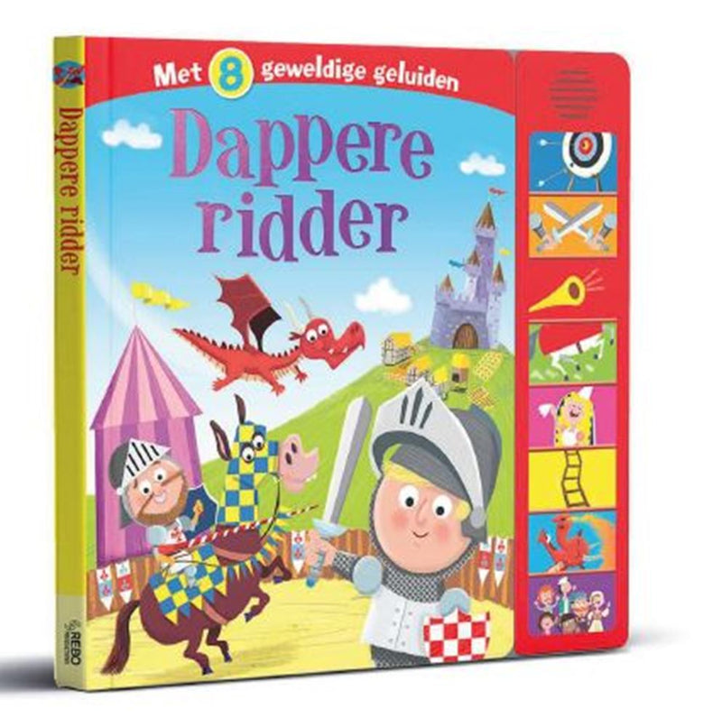 Afbeelding laden in galerijviewer, Rebo publishers geluidenboek: dappere ridder. 1+