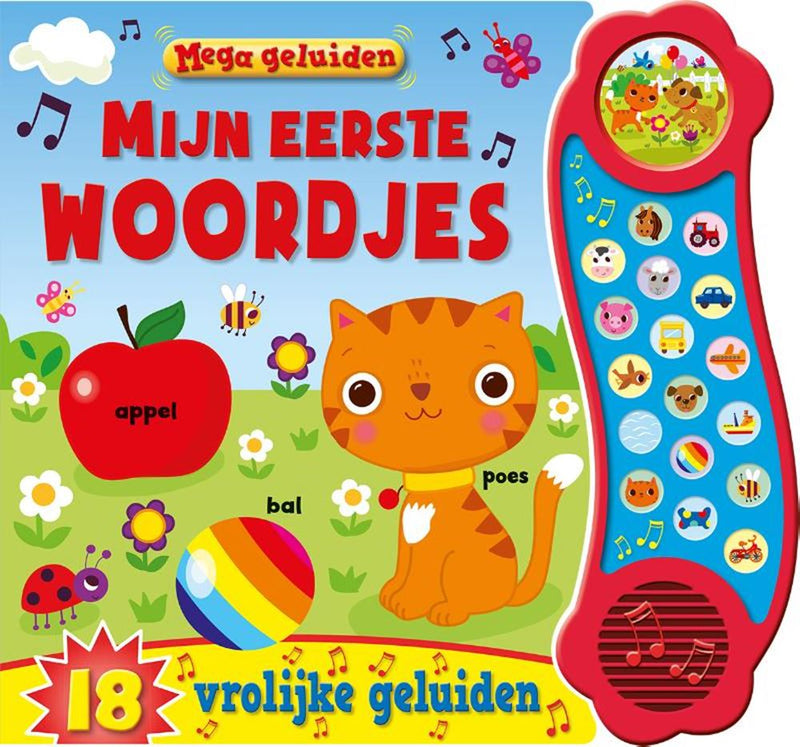 Afbeelding laden in galerijviewer, Geluidenboek: mijn eerste woordjes. 3+