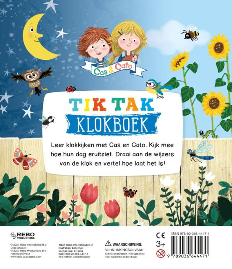 Afbeelding laden in galerijviewer, Rebo publishers tik tak klokboek 3+