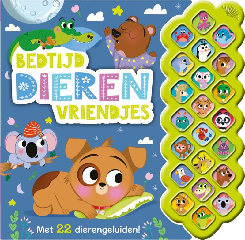 Afbeelding laden in galerijviewer, Rebo publishers geluidenboek: bedtijd dierenvriendjes. 3