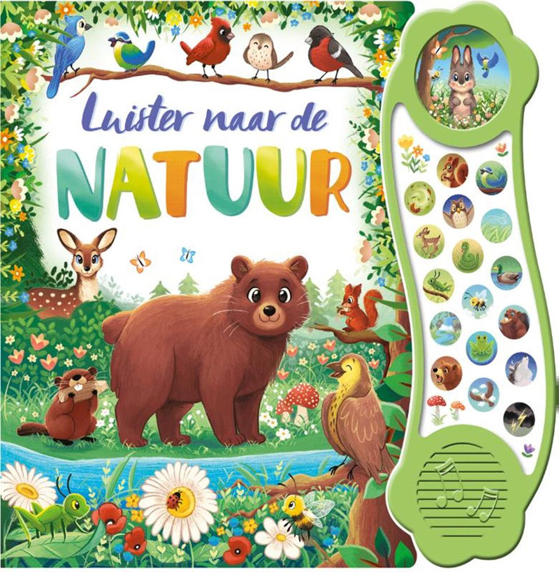 Afbeelding laden in galerijviewer, Rebo publishers geluidenboek: luister naar de natuur. 3+