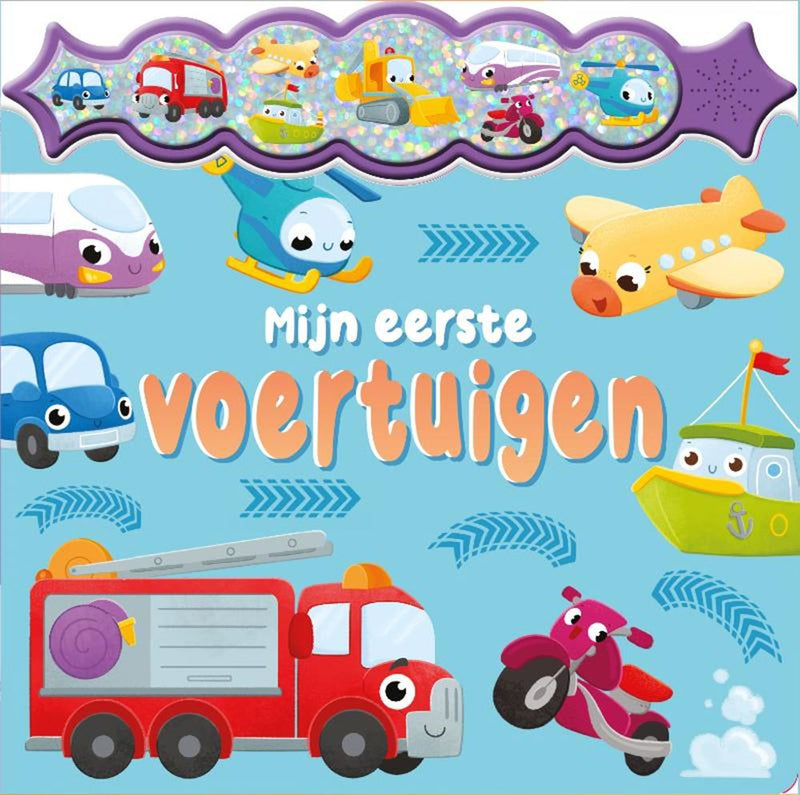 Afbeelding laden in galerijviewer, Rebo publishers geluidenboek: mijn eerste voertuigen 2+