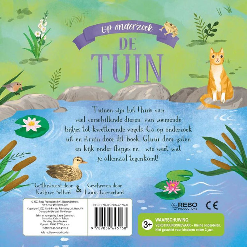 Chargez l'image dans la visionneuse de la galerie, Rebo publishers de tuin - op onderzoek flapjesboek