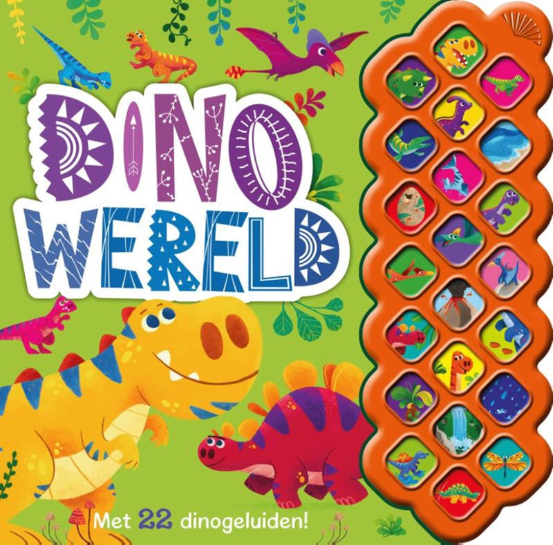 Afbeelding laden in galerijviewer, Rebo publishers geluidenboek: dinowereld 0+