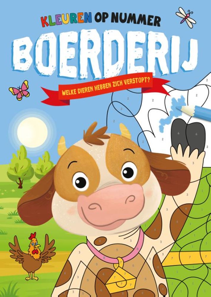 Afbeelding laden in galerijviewer, Rebo publishers boerderij - kleuren op nummer 4+