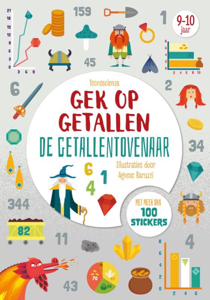 Chargez l'image dans la visionneuse de la galerie, Rebo publishers getallentovenaar - gek op getallen - 100+ stickers