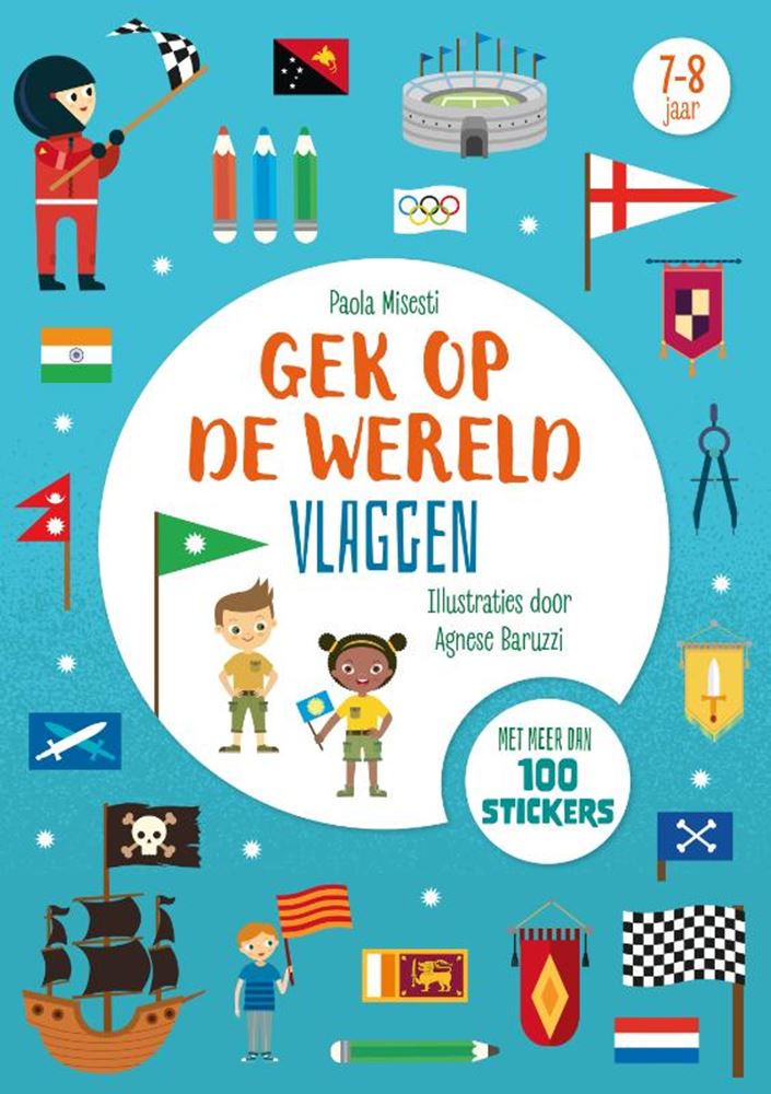 Afbeelding laden in galerijviewer, Rebo publishers vlaggen - gek op de wereld 6+