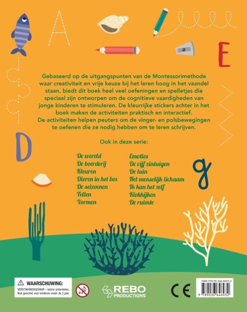 Afbeelding laden in galerijviewer, Rebo publishers mijn leukste oefenboek leren schrijven