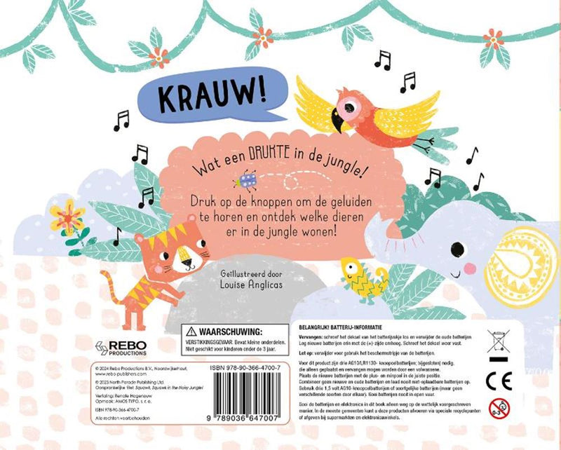 Afbeelding laden in galerijviewer, Rebo publishers luister mee in de jungle