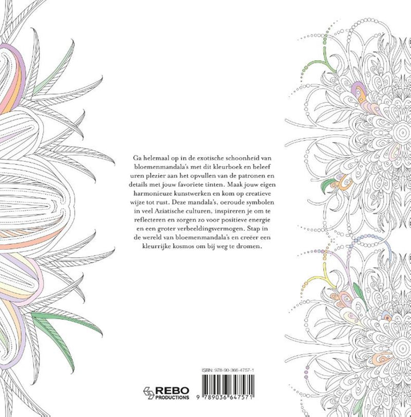 Chargez l'image dans la visionneuse de la galerie, Kleurboek: bloemen mandala's volwassene