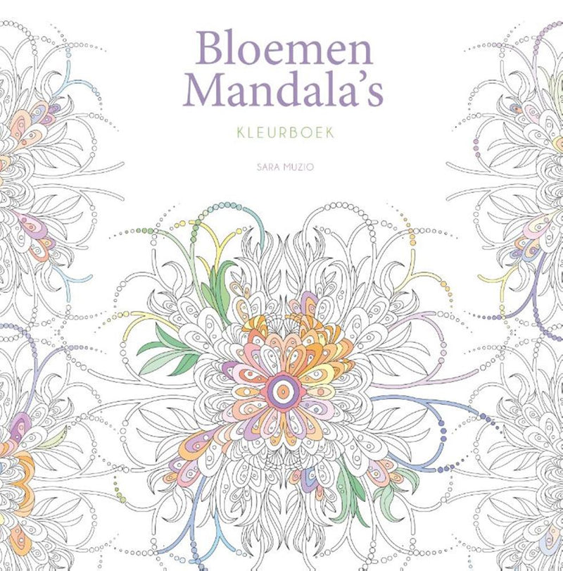 ギャラリービューアに画像をロードする, Kleurboek: bloemen mandala's volwassene