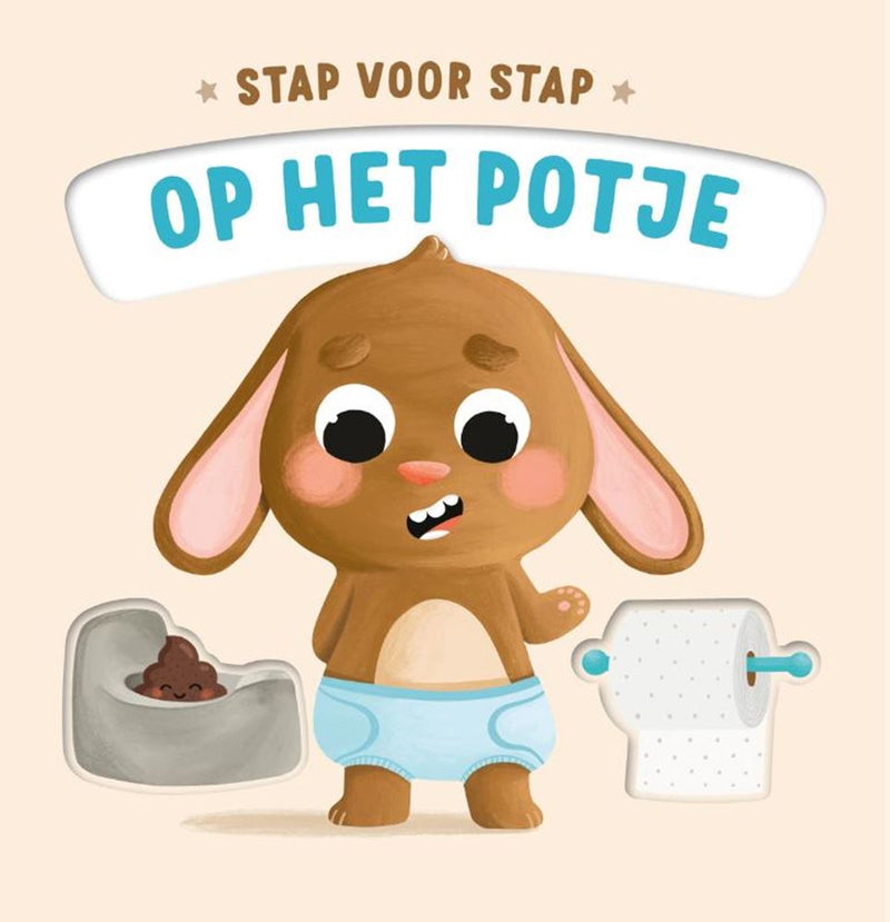 Afbeelding laden in galerijviewer, Rebo publishers op het potje - stap voor stap kartonboekje