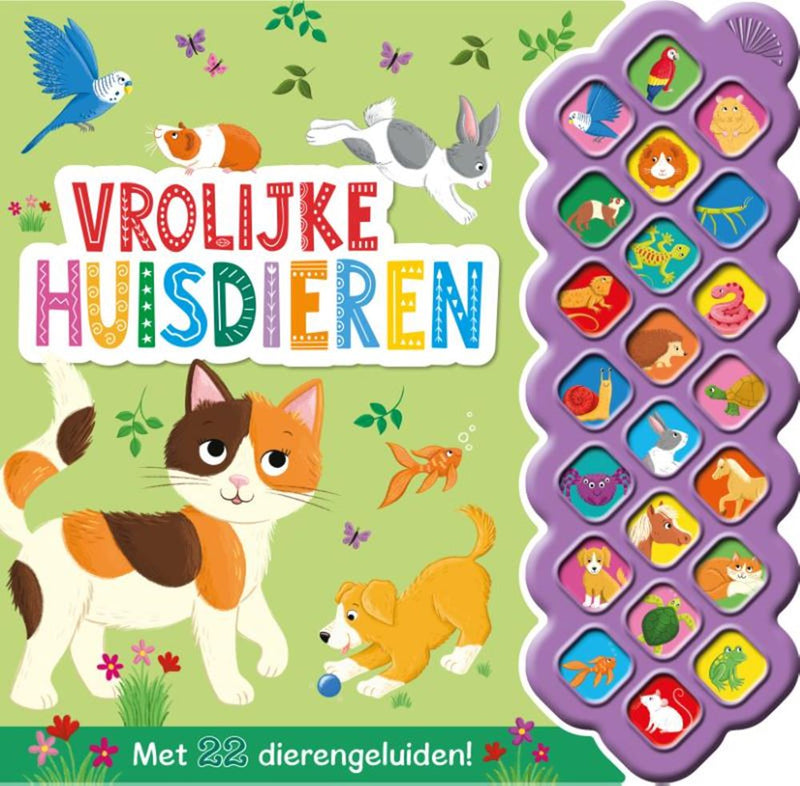 Chargez l'image dans la visionneuse de la galerie, Vrolijke huisdieren - 22 geluidenboek 4+