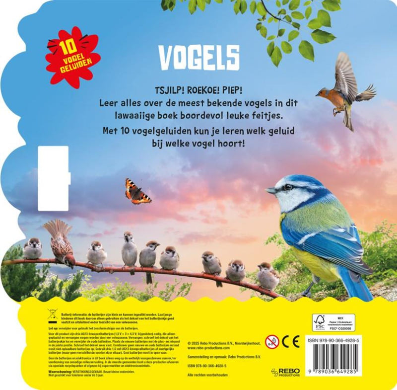 Chargez l'image dans la visionneuse de la galerie, Vogels - 10-geluidenboek 0+