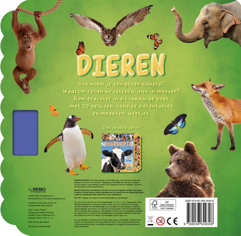 Chargez l'image dans la visionneuse de la galerie, Dieren - 20-geluidenboek. 0+