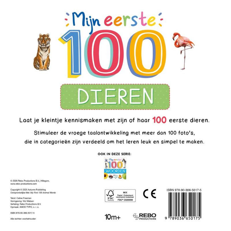 ギャラリービューアに画像をロードする, Rebo publishers mijn eerste 100 dieren - mijn eerste 100