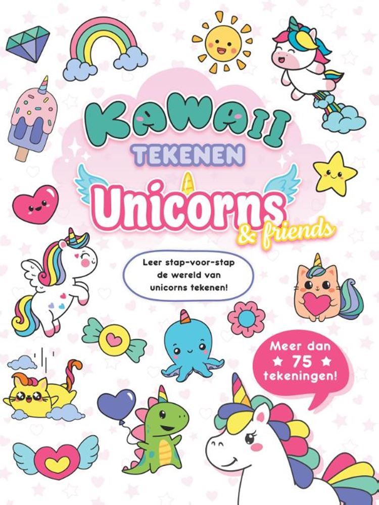 Chargez l'image dans la visionneuse de la galerie, Rebo publishers kawaii tekenen unicorns friends 6+