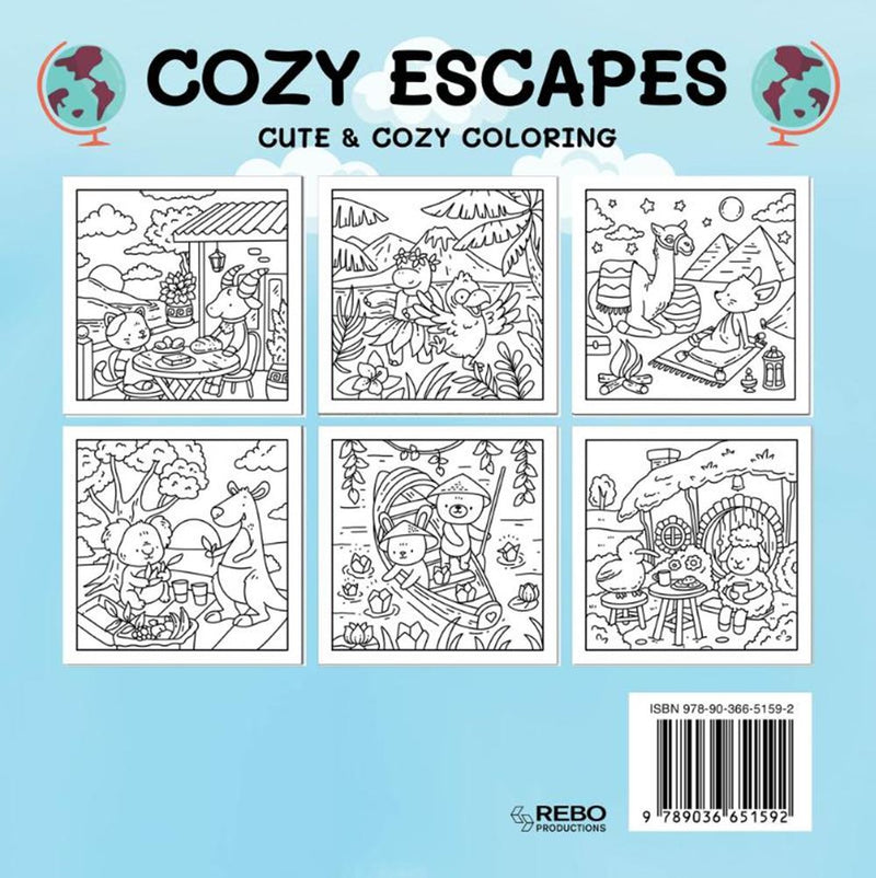 ギャラリービューアに画像をロードする, Rebo cozy escapes - cute cozy coloring. 6+