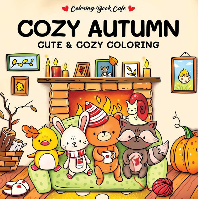 Afbeelding laden in galerijviewer, Cozy autumn - cute cozy coloring. 6+