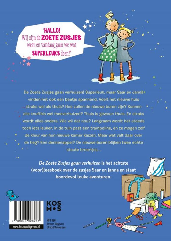 Afbeelding laden in galerijviewer, Centraal boekhuis de zoete zusjes gaan verhuizen kinderboek