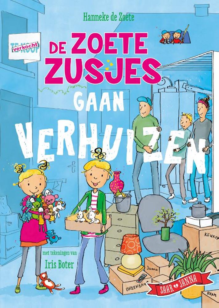 Afbeelding laden in galerijviewer, Centraal boekhuis de zoete zusjes gaan verhuizen kinderboek