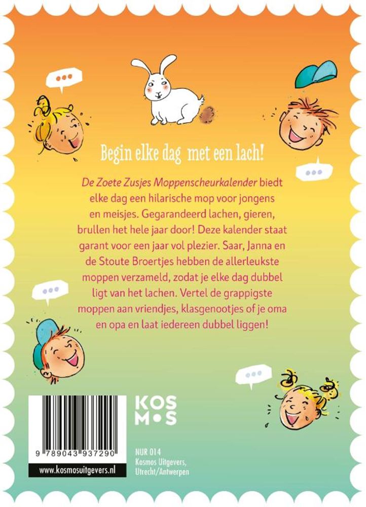 Afbeelding laden in galerijviewer, De zoete zusjes moppenscheurkalender. 6+