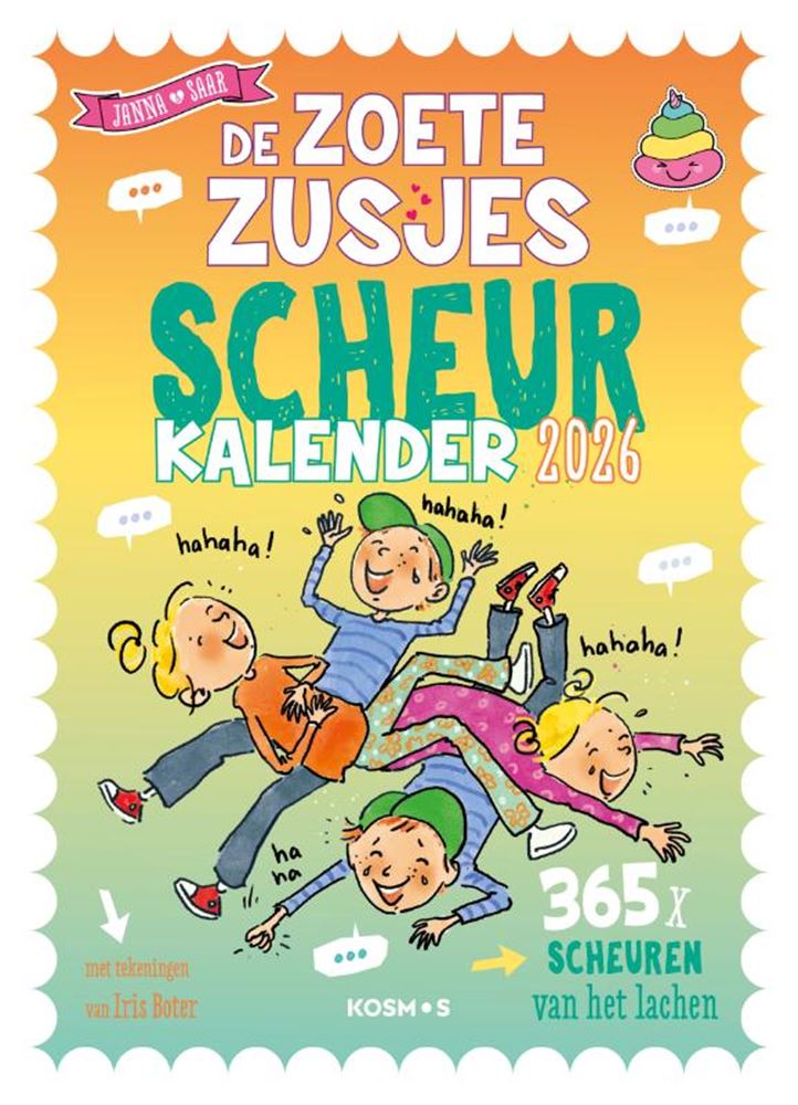 Afbeelding laden in galerijviewer, De zoete zusjes moppenscheurkalender. 6+