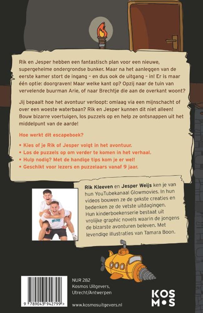 Afbeelding laden in galerijviewer, Rik en jesper escapeboek. 7+