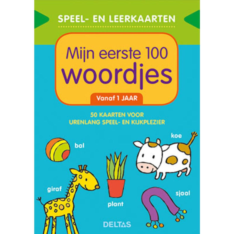 Chargez l'image dans la visionneuse de la galerie, Deltas speel- en leerkaarten 0 - speel- en leerkaarten - mijn eerste 100 woordjes vanaf 1 jaar