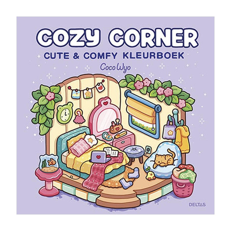 Afbeelding laden in galerijviewer, Deltas cozy corner cute comfy kleurboek coco wyo