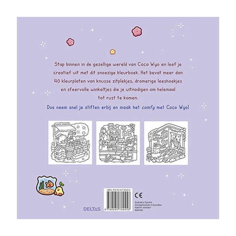 Afbeelding laden in galerijviewer, Deltas cozy corner cute comfy kleurboek coco wyo